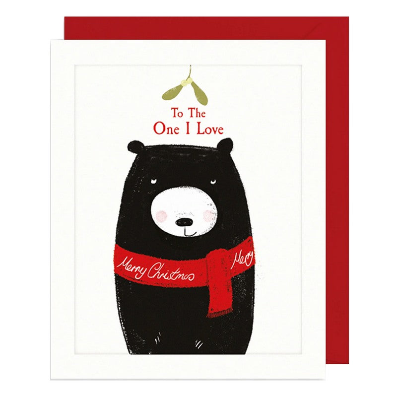 Art File Christmas Card Bear To The One I Love BERX01 main