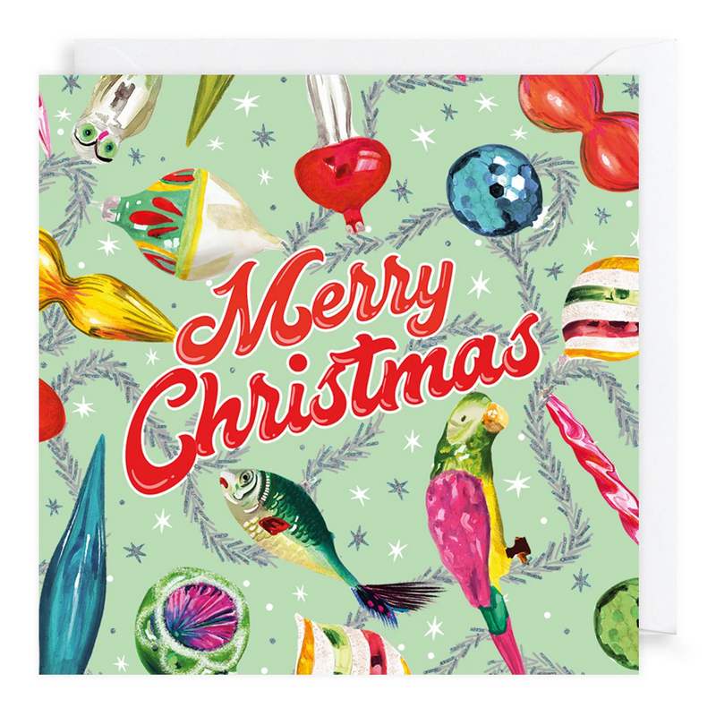 Art File Christmas Cards 10 Pack Kitschmas Santa WAX109 Style 2