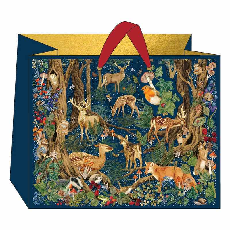 Art File Christmas Gift Bag Landscape Large Into The Forest GBX232 front