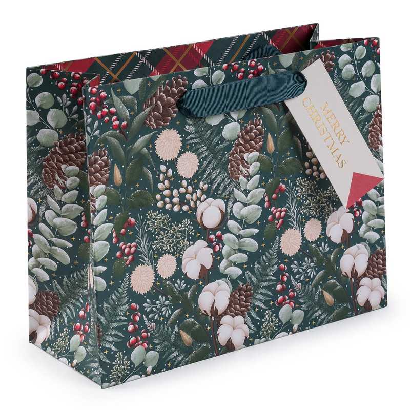 Art File Christmas Gift Bag Landscape Winter Berry GBX237 main