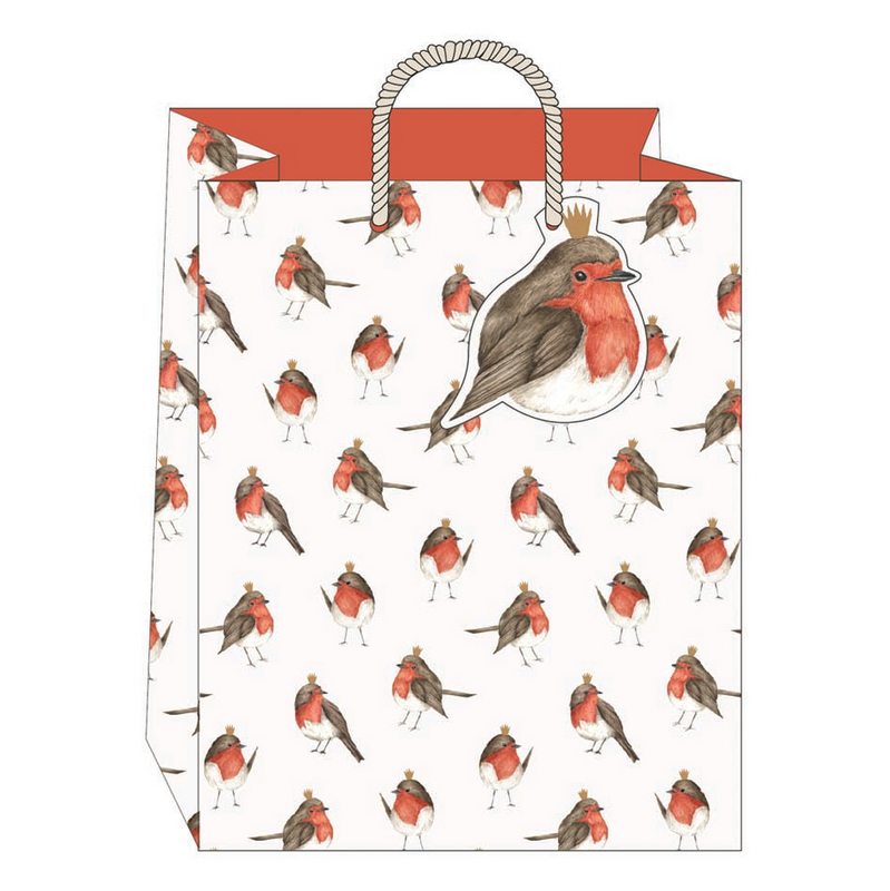 Art File Christmas Gift Bag Robins Extra Large GBX194 main