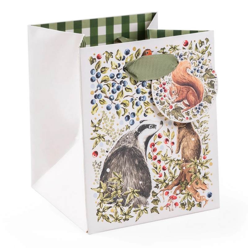 Art File Countryside Christmas Gift Bag Small GBX229 front