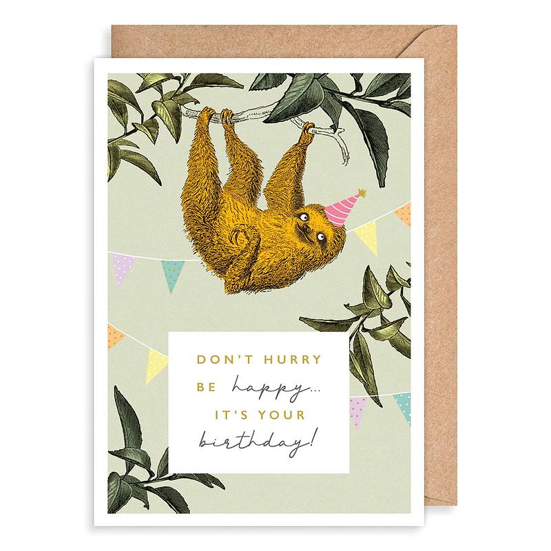 Art File Don't Hurry Be Happy It's Your Birthday NR04 front