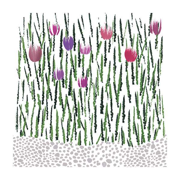 ArtFile Field Of Flowers Card PH08 front