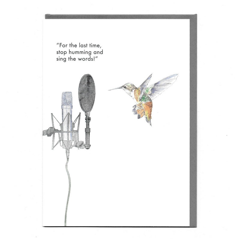 Art File For The Last Time Stop Humming Card ON06 front