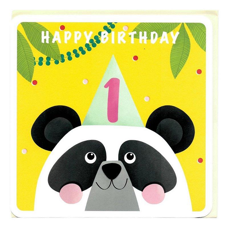 Art File Happy Birthday 1 Panda WSG01 front