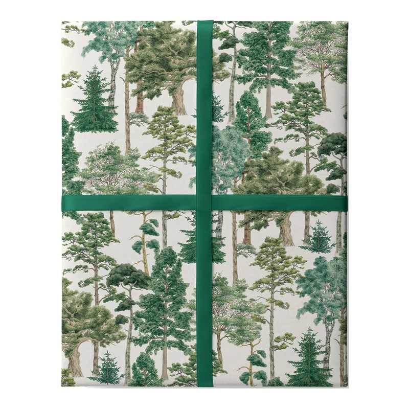 Art File Major Oak Forest Gift Wrap GW131 in use