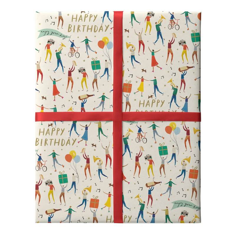 Art File Musical Maestro Gift Wrap GW132 in use