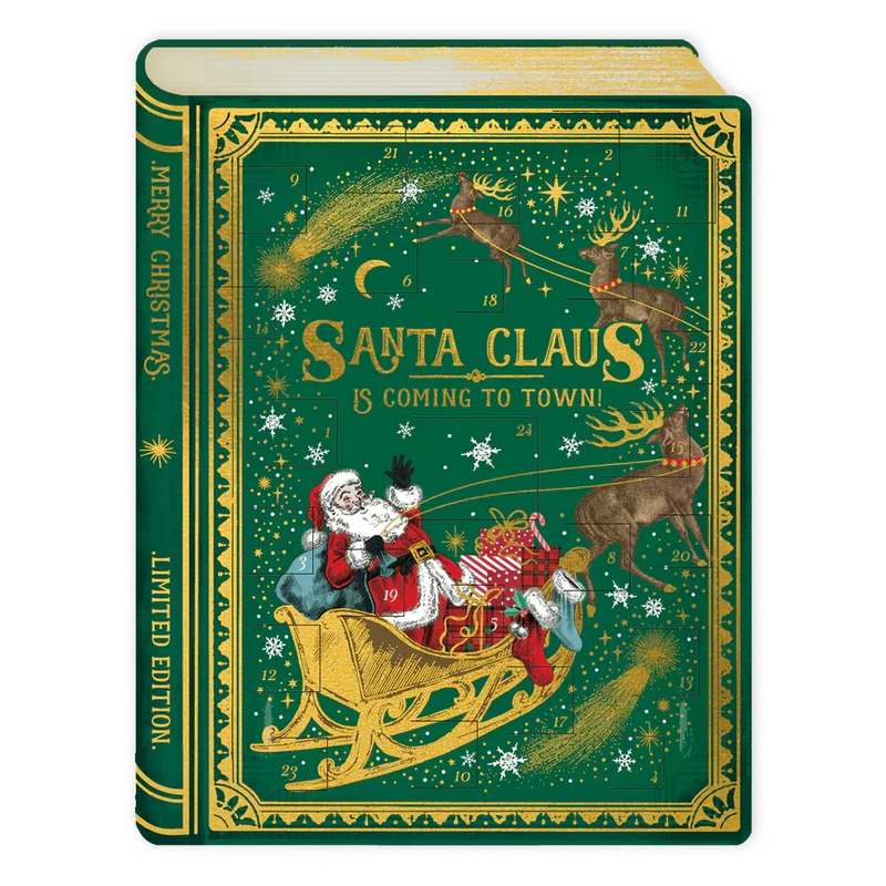 Art File Santa's Sleigh Storybook Advent Calendar ADVENT23 front