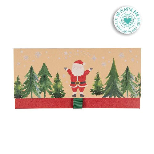ArteBene Christmas Voucher Santa and Trees 201447 front