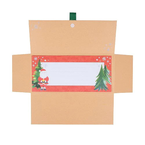 ArteBene Christmas Voucher Santa and Trees 201447 open