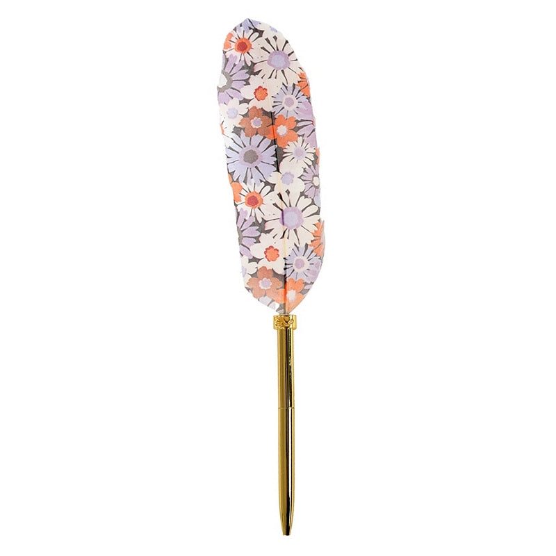 ArteBene Feather Pen Multicoloured Floral Art 230217 main