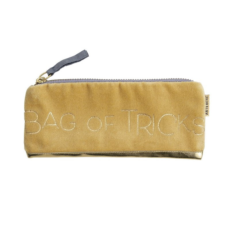 Artebene Velvet Pouch Yellow Bag Of Tricks 241038 front