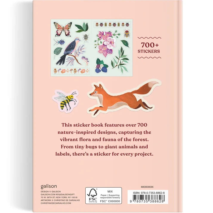Art of the Forest 100 Page Sticker Book rear