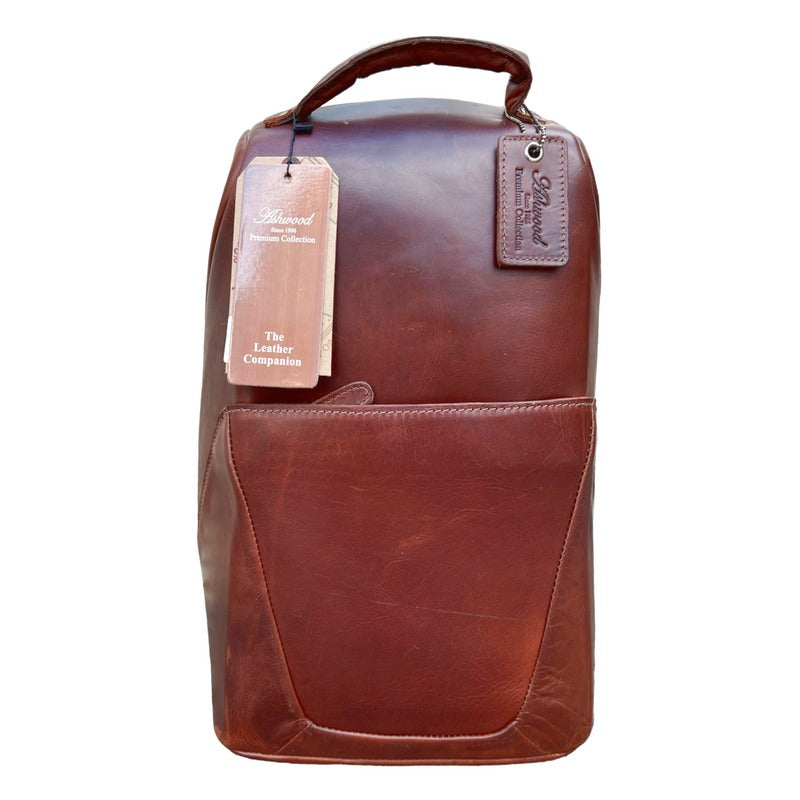 Ashwood Leather Backpack Chestnut front