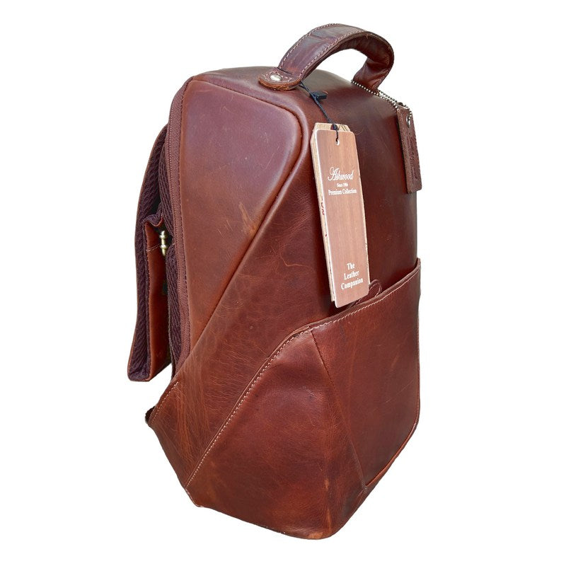 Ashwood Leather Backpack Chestnut left side front