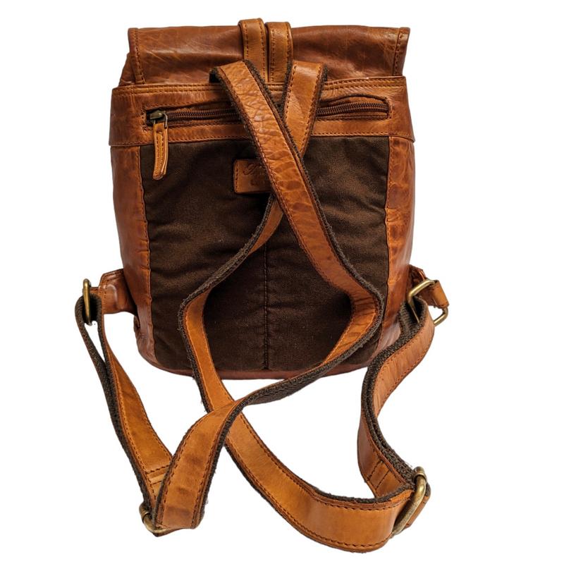 Ashwood Leather Backpack Tan D-97 TAN back