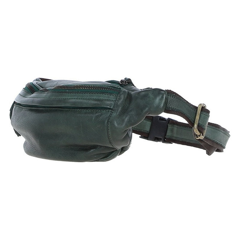 Ashwood Leather Bum Bag Green D-102-GREEN side