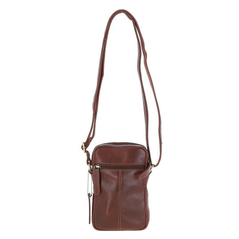 Ashwood Leather Camera Bag Style K-41 Chestnut hanging rear