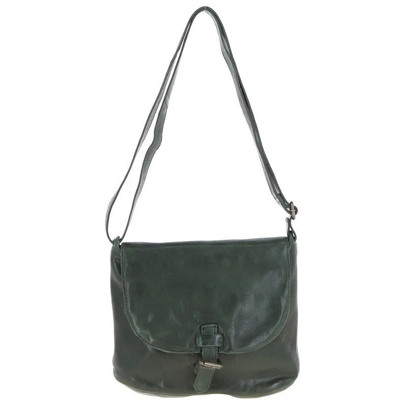 Ashwood Leather Large Handbag Green D-91-GREEN front