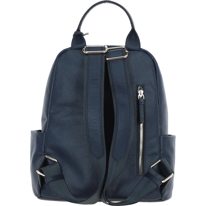 Ashwood Leather Lusso Legato Navy Backpack X-37 rear