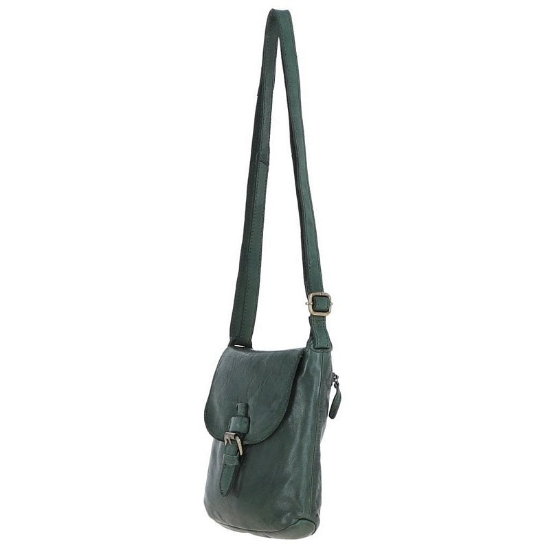 Ashwood Leather Shoulder Bag Green D-90-GREEN side 2