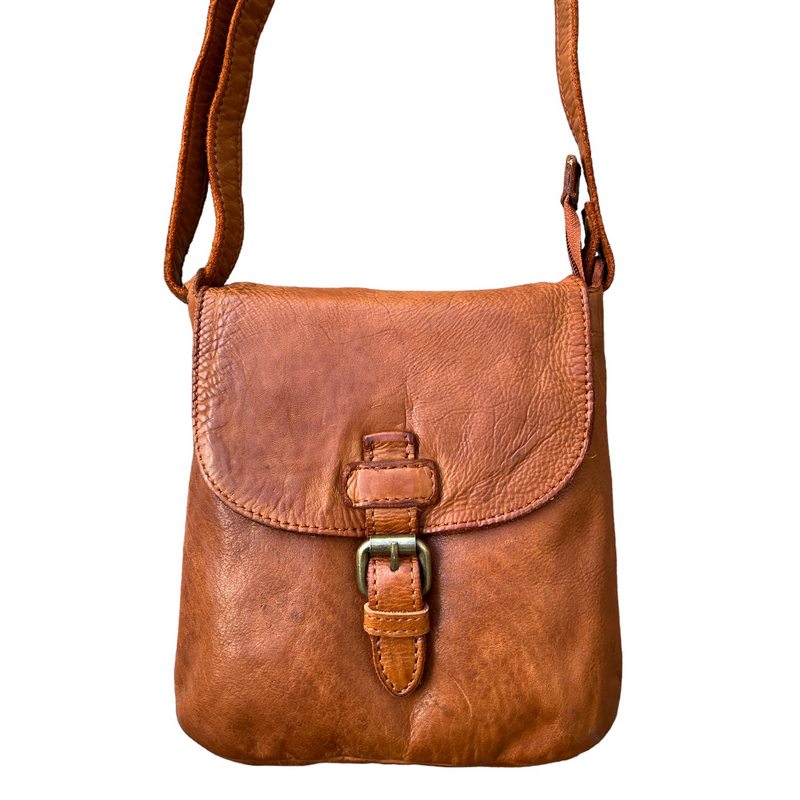 Ashwood Leather Shoulder Bag Tan front