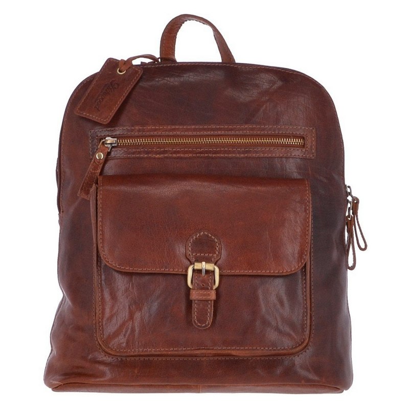 Ashwood Leather Vintage Large Leather Backpack in Honey