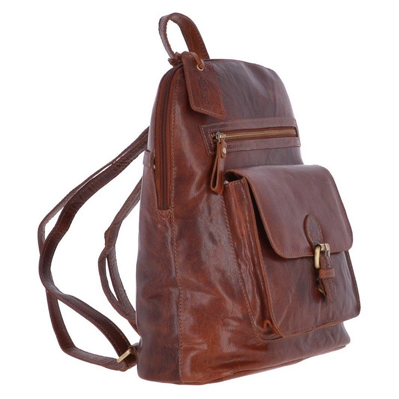 Ashwood Leather Vintage Large Leather Backpack in Honey