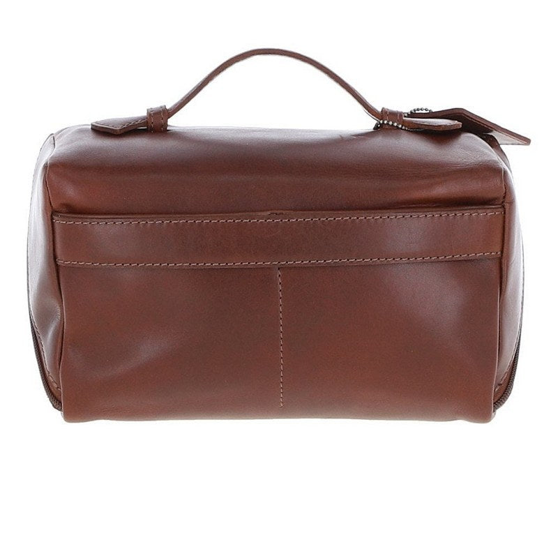 Ashwood Leather Washbag Chestnut K-49-CHESTNUT back