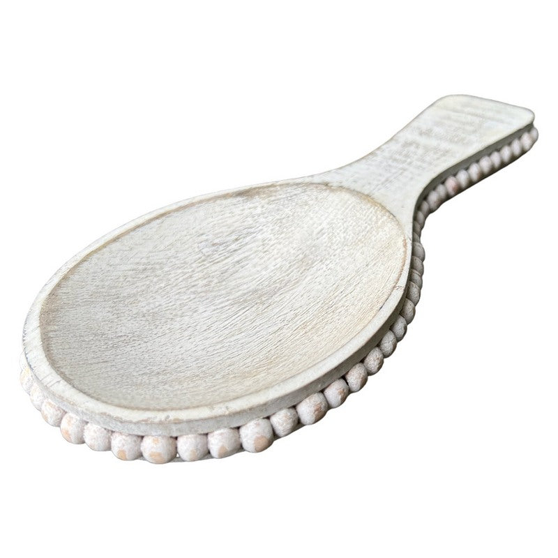 Beaded Mango Wood Spoon Rest main