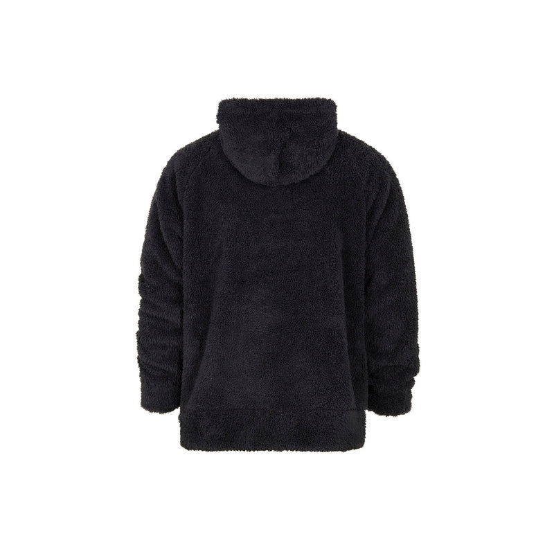 Bedroom Athletics Charlie Bear Fleece Hooded Top Charcoal Grey  back