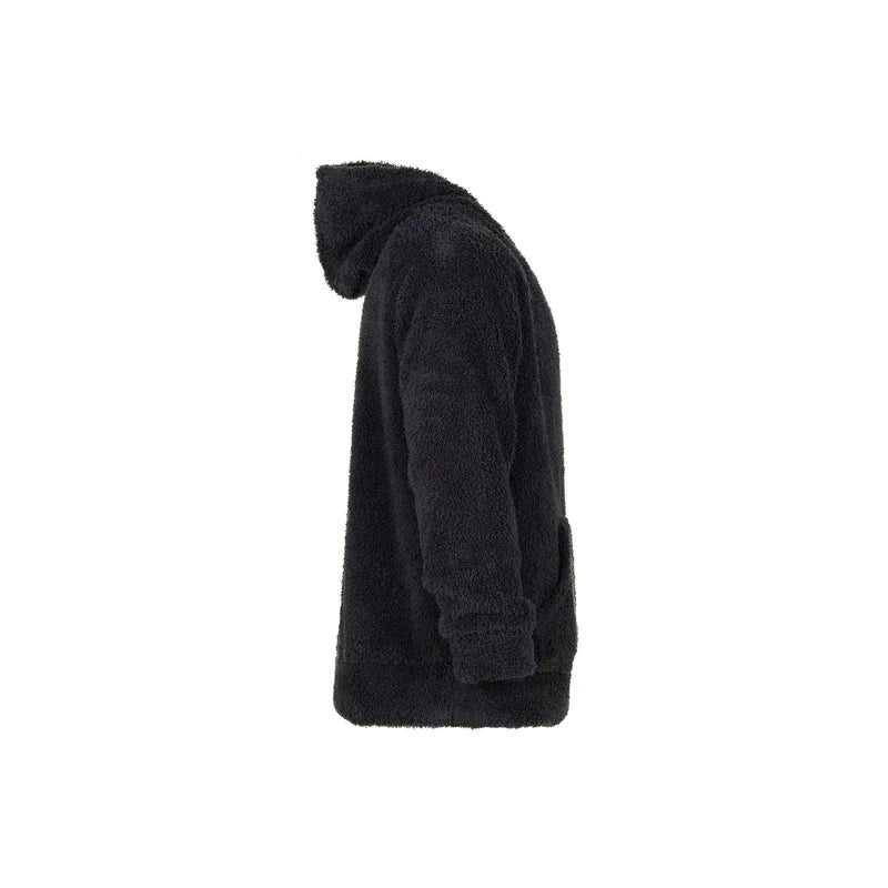 Bedroom Athletics Charlie Bear Fleece Hooded Top Charcoal Grey side