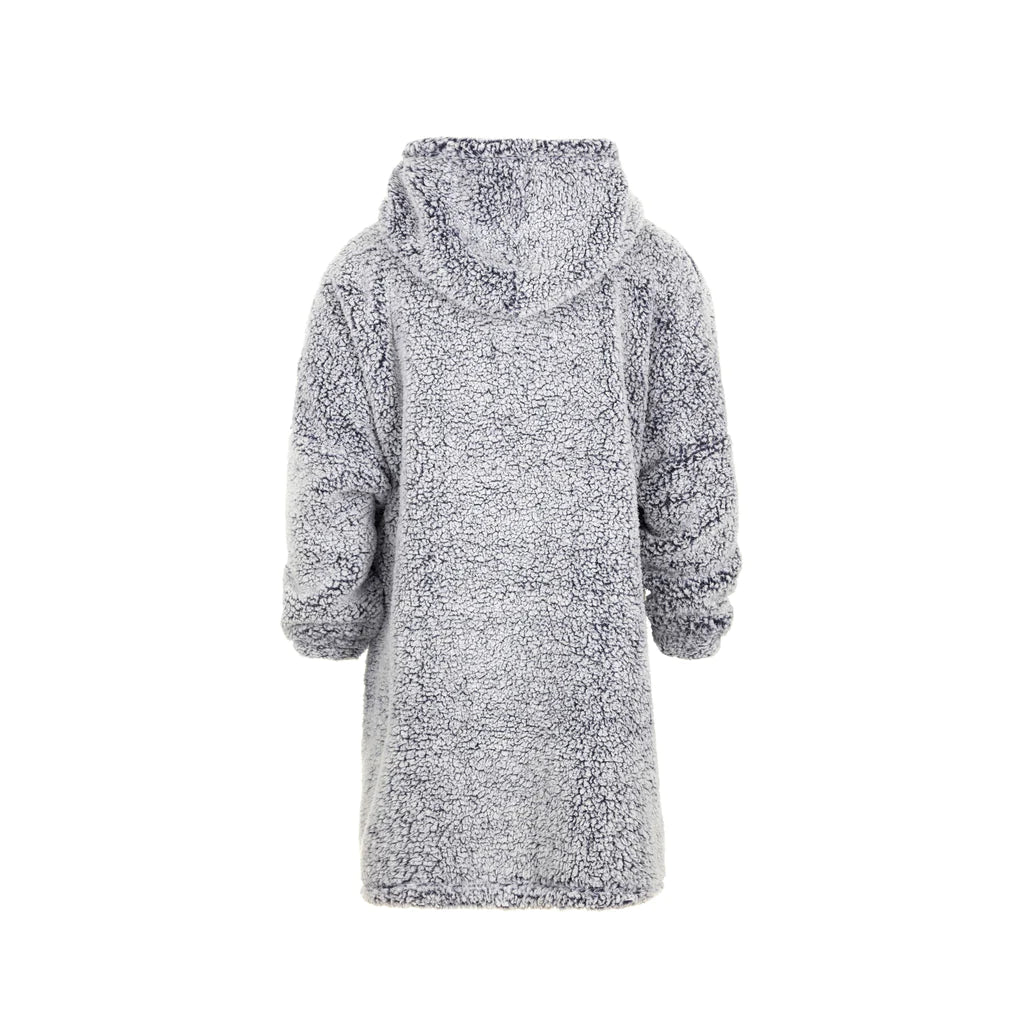 Bedroom Athletics Esme Bobble Sherpa Blanket Hoodie Peacoat Navy back