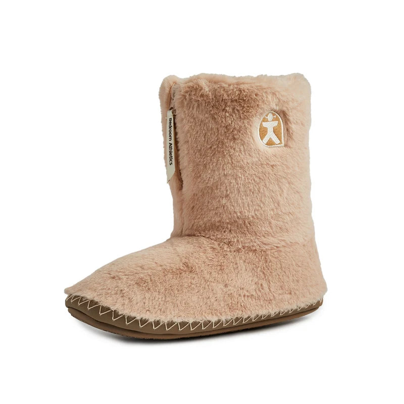 Bedroom Athletics Marilyn Faux Fur Slipper Boot Gingerbread Single main