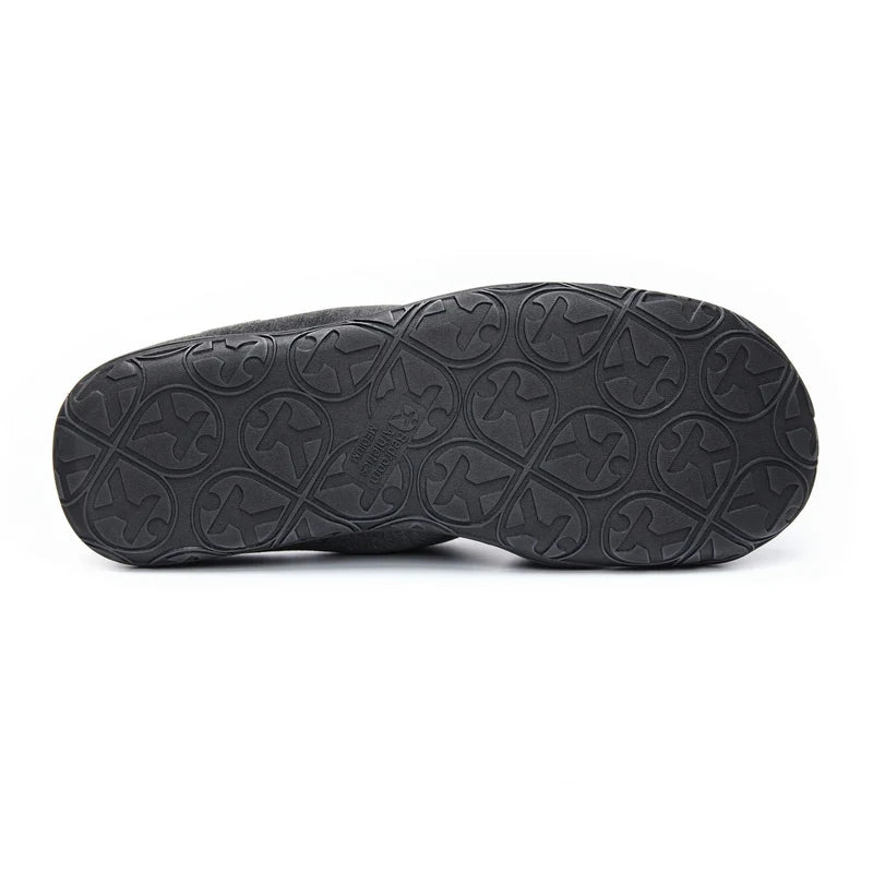 Bedroom Athletics Matt Jersey Puffa Mule Slipper Charcoal Marl sole