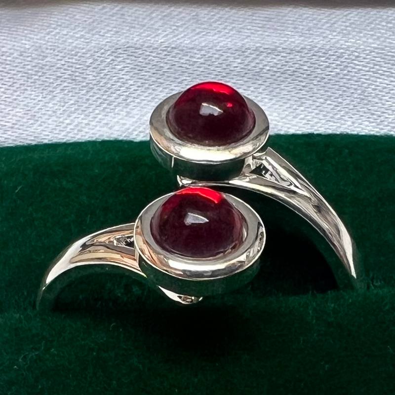 Birth Stone Ring January Garnet BSR-JAN detail