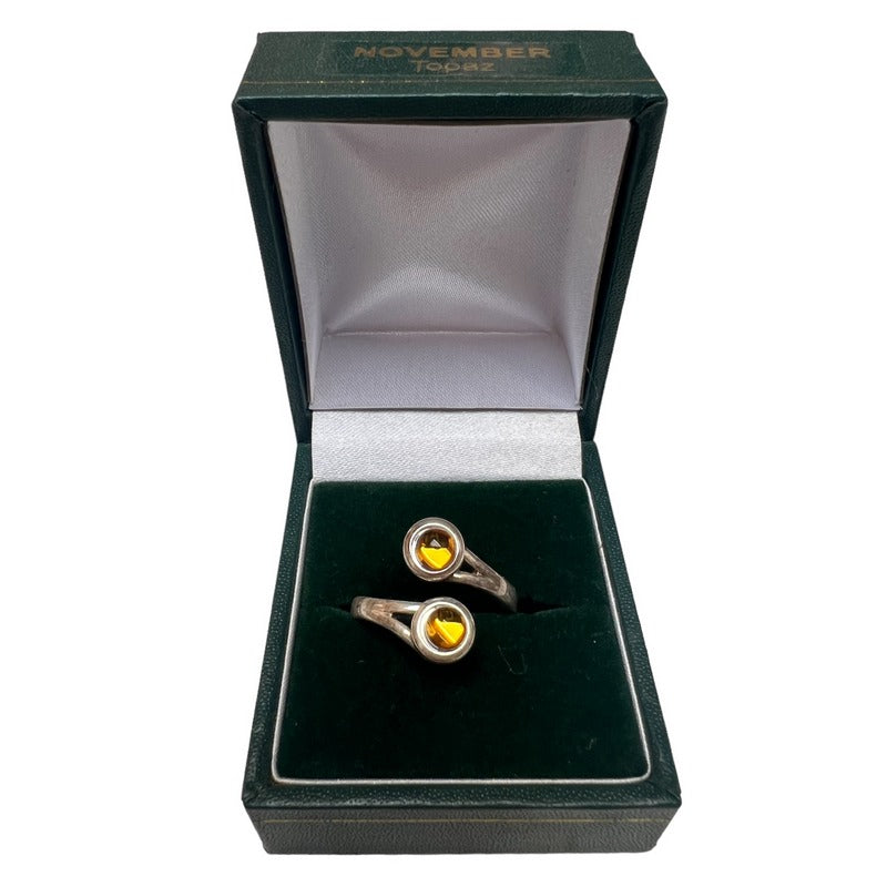 Birth Stone Ring November Topaz BSR-NOV in box