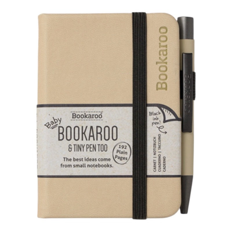 Bookaroo Baby Notebook & Pen Cream