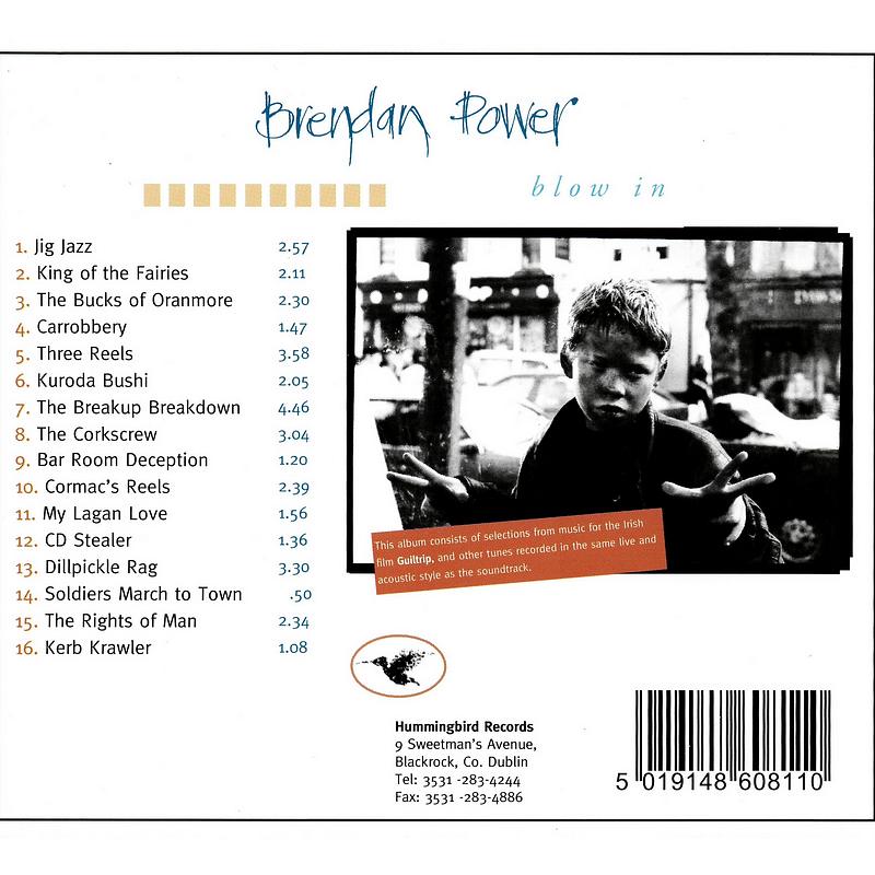 Brendan Power Blow In HBCD0008 CD track list