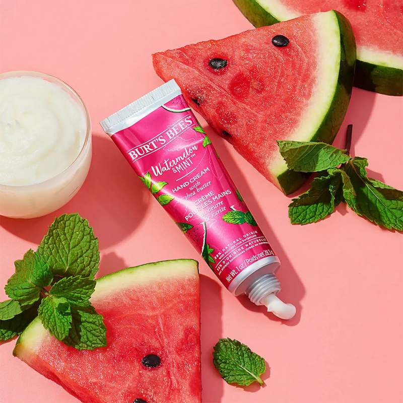 Burt's Bees Hand Cream Watermelon & Mint 64928-14E with ingredients