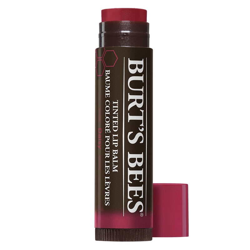 Burt's Bees Tinted Lip Balm Daisy open