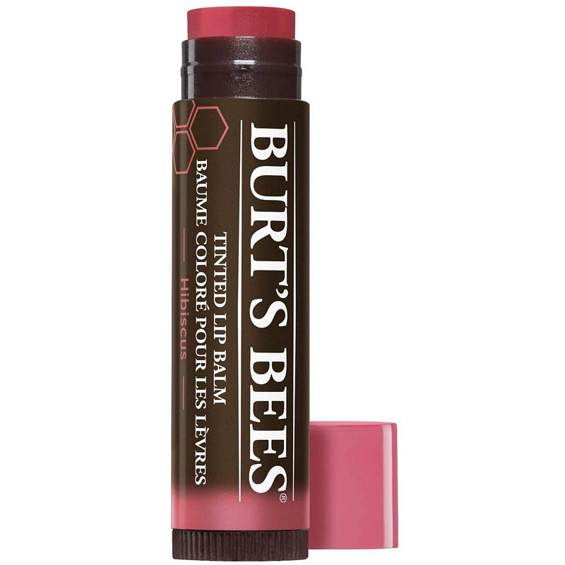 Burt's Bees Tinted Lip Balm Hibiscus main