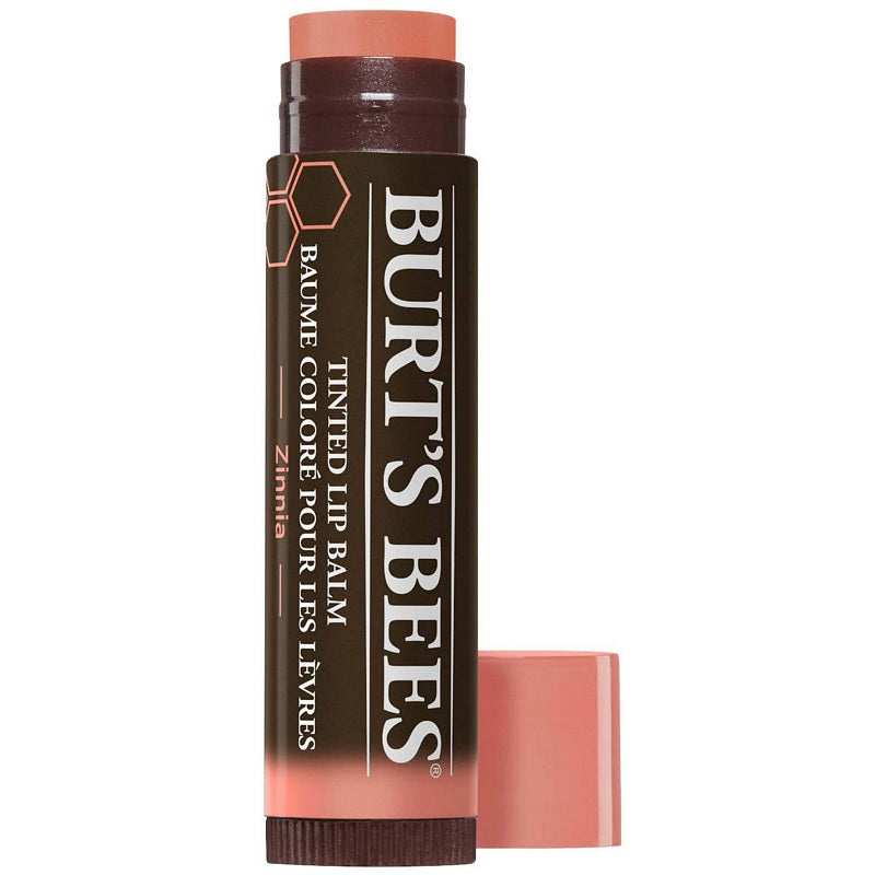 Burt's Bees Tinted Lip Balm Zinnia open