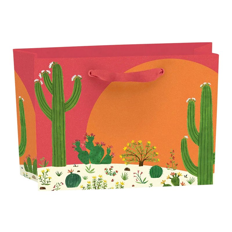 Cactus Grove Gift Bag Small Landscape