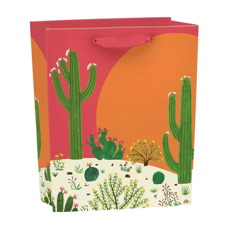 Cactus Grove Gift Bag Small Portrait
