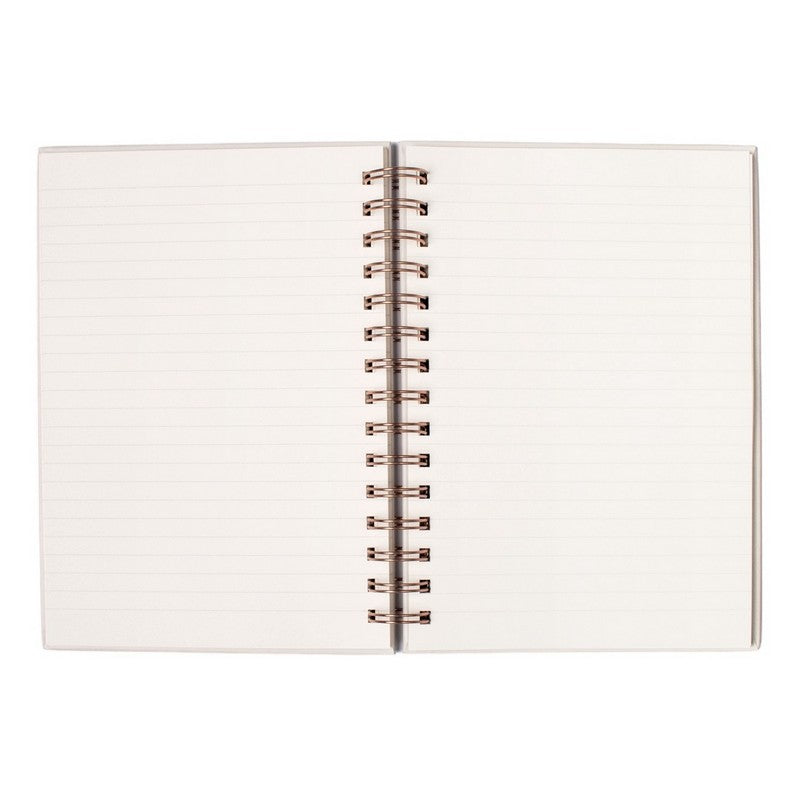 Caroline Gardner A5 Spiral Notebook Stamped Spot ASN103 open