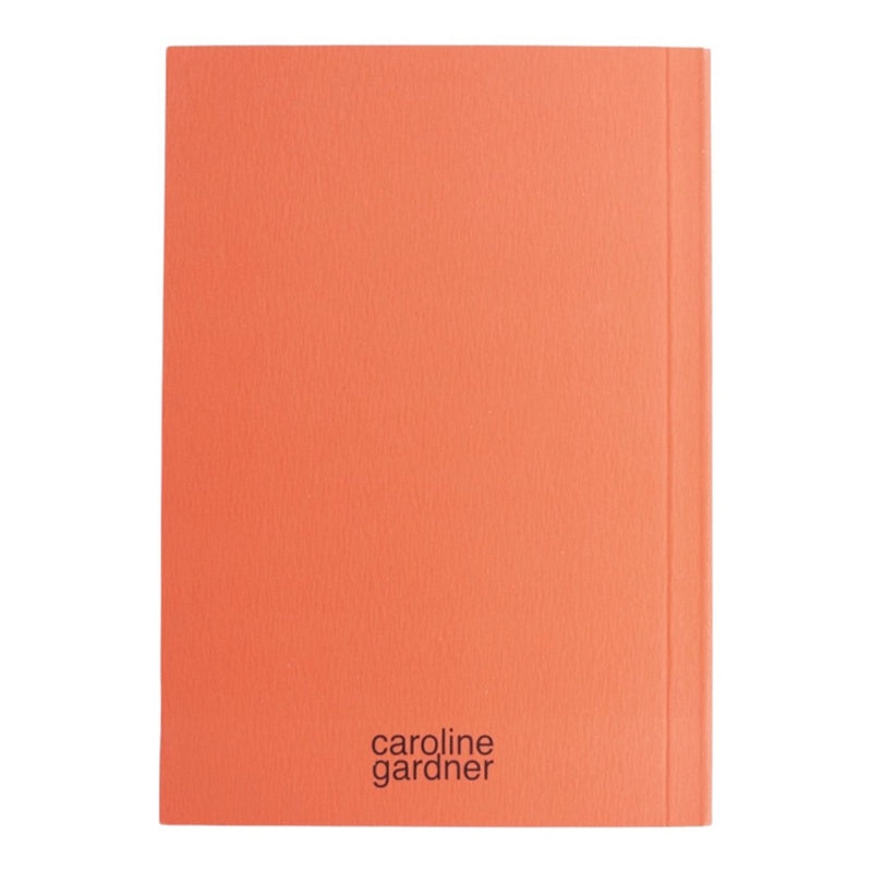 Caroline Gardner A6 Thin Softback Notebook Orange Musings MNB100 rear