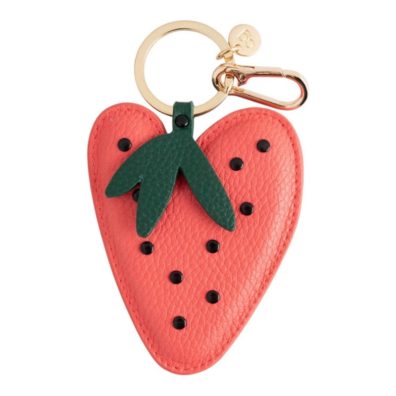 Caroline Gardner Bag Charm Strawberry CHM103 front