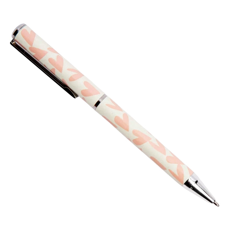 Caroline Gardner Coral Hearts Boxed Pen PEN146 main